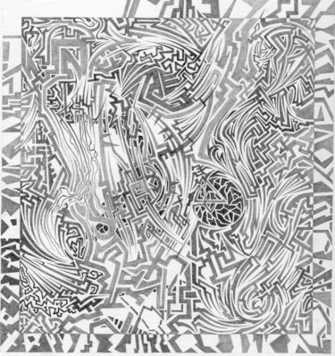 Dessin intitulée "Sans  titre" par Moa, Œuvre d'art originale, Crayon