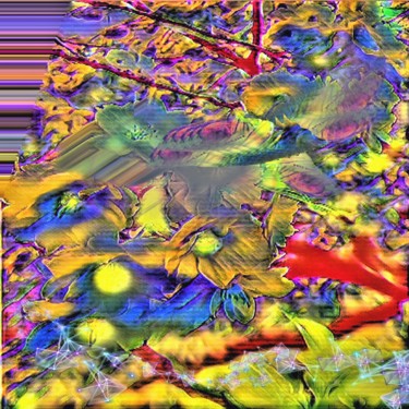 Digital Arts titled "FLOWER flash" by Chez Seraphine, Original Artwork, 2D Digital Work