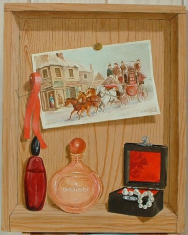 Peinture intitulée "Parfums" par Christiane Heydon, Œuvre d'art originale