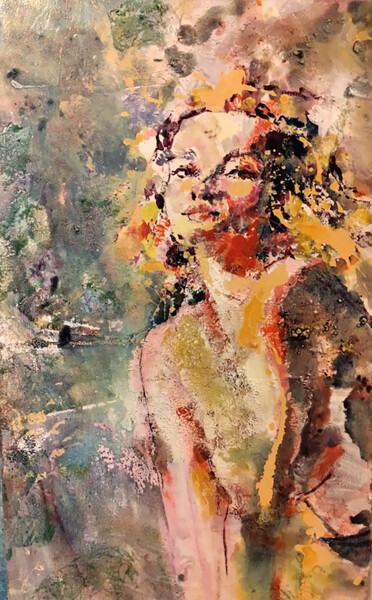 Painting titled "Sex-appeal" by Chiara Abbaticchio, Original Artwork, Oil Mounted on Wood Stretcher frame