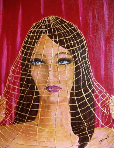 Pittura intitolato "Prigioniera di se'…" da Chiara Machetti, Opera d'arte originale