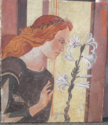 Pittura intitolato "Angelo" da Chiara Casari, Opera d'arte originale