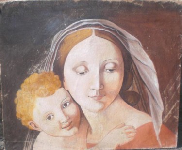 Pittura intitolato "Madonna Raffaello 2" da Chiara Casari, Opera d'arte originale
