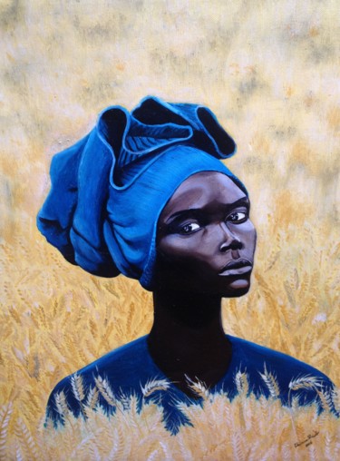 Painting titled "slave's pride" by Chiara Priolo, Original Artwork, Oil