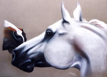 Peinture intitulée "KISS ME GOODBY    p…" par Chiara Tancredi, Œuvre d'art originale