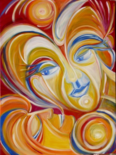 Painting titled "Breathing You" by Doris Carstens, Original Artwork