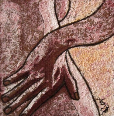 Peinture intitulée "main sur hanche" par Sonja Chiffot, Œuvre d'art originale