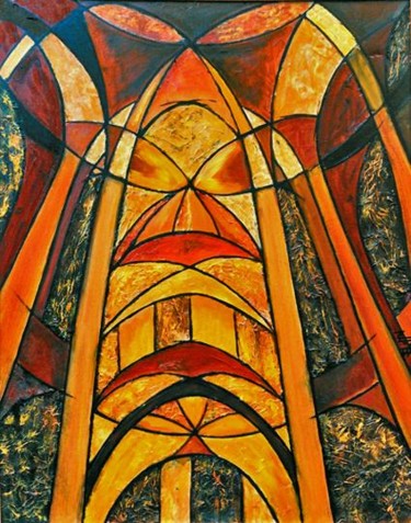 Peinture intitulée "Elan de spiritualité" par Sonja Chiffot, Œuvre d'art originale, Autre