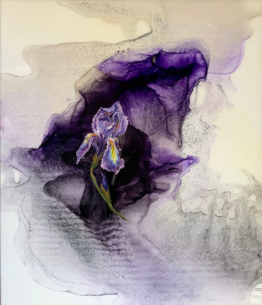 Картина под названием "Волшебство цветения" - Екатерина Чигодаева, Подлинное произведение искусства, Чернила