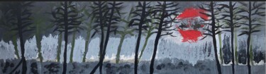 Painting titled "16 "Forêt Noire"" by Chiki Tika, Original Artwork, Acrylic