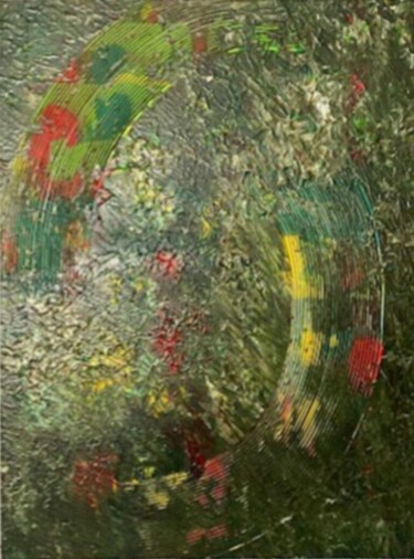 Painting titled "25 "Jardin"" by Chiki Tika, Original Artwork, Acrylic