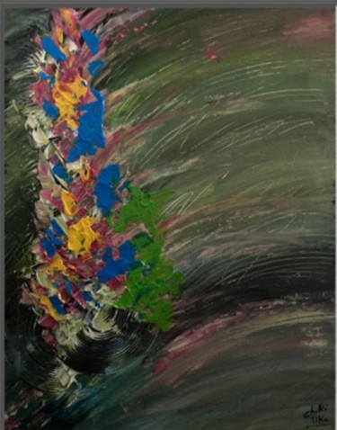 Painting titled "26 "Primavera"" by Chiki Tika, Original Artwork, Acrylic