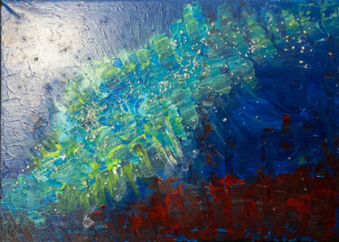 Pintura intitulada "34 "Oceano"" por Chiki Tika, Obras de arte originais, Acrílico