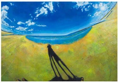 Malerei mit dem Titel "Shadows" von Chin Kong Yee, Original-Kunstwerk, Öl