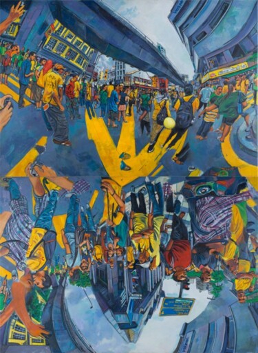 Painting titled "Bersih 3.0 .Shown i…" by Chin Kong Yee, Original Artwork