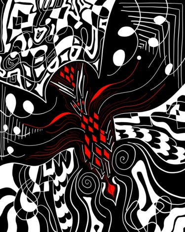 Grafika cyfrowa / sztuka generowana cyfrowo zatytułowany „River Phoenix” autorstwa China Alicia Rivera, Oryginalna praca, Ma…