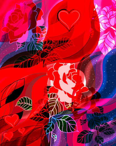 Arts numériques intitulée "The Ultimate Bliss" par China Alicia Rivera, Œuvre d'art originale, Travail numérique 2D