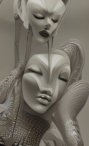 Digital Arts titled "Eislyn, Dream Spirit" by China Alicia Rivera, Original Artwork, Digital Painting