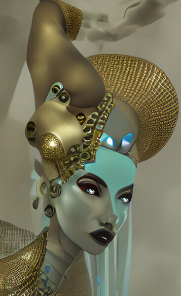 Digitale Kunst mit dem Titel "Ameerah, Princess O…" von China Alicia Rivera, Original-Kunstwerk, Digitale Malerei