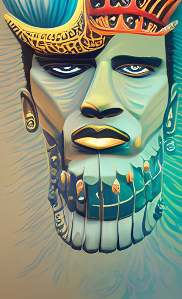 Digital Arts titled "Jamal" by China Alicia Rivera, Original Artwork, Digital Painting