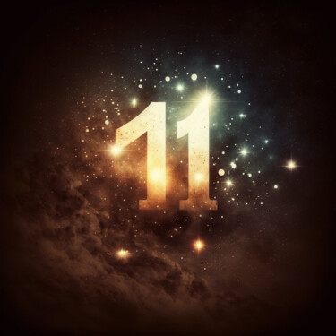 Digital Arts titled "Number 11 (2)" by China Alicia Rivera, Original Artwork, AI generated image