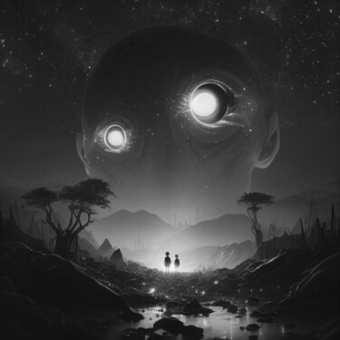 Digital Arts titled "Alien Life (2)" by China Alicia Rivera, Original Artwork, AI generated image