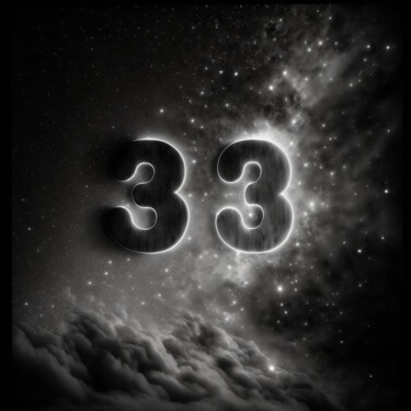 Digital Arts titled "Number 33 (1)" by China Alicia Rivera, Original Artwork, AI generated image