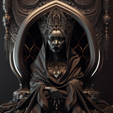 Arte digital titulada "Queen Oralia Fate" por China Alicia Rivera, Obra de arte original, Imagen generada por IA