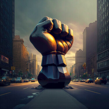 Digital Arts titled "Power" by China Alicia Rivera, Original Artwork, AI generated image