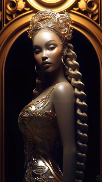 Digital Arts titled "Princess Zelda" by China Alicia Rivera, Original Artwork, AI generated image