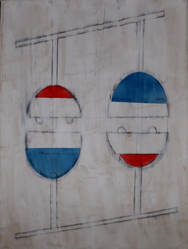 Malerei mit dem Titel "Four of Cups ( Quat…" von Chincoã, Original-Kunstwerk, Acryl