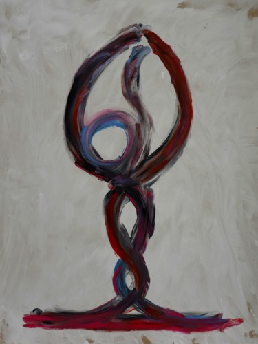 Malerei mit dem Titel "Six of Cups ( Seis…" von Chincoã, Original-Kunstwerk, Acryl