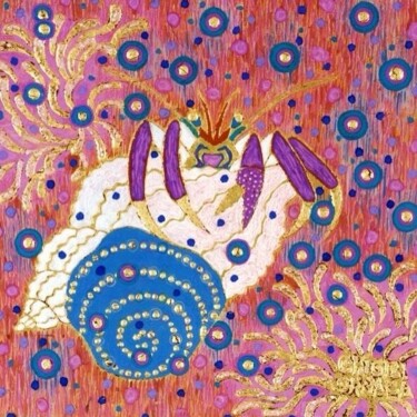 Pintura titulada "ROSY SUNDAY" por Chiori Ohnaka, Obra de arte original, Pigmentos