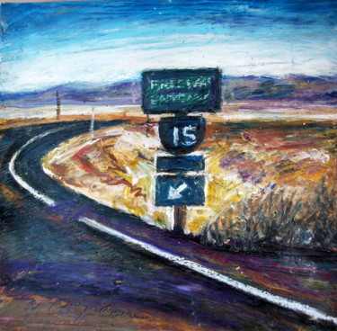 Painting titled "Free way" by Atelier   N N  : Original Art Prints By , Original Artwork, Acrylic