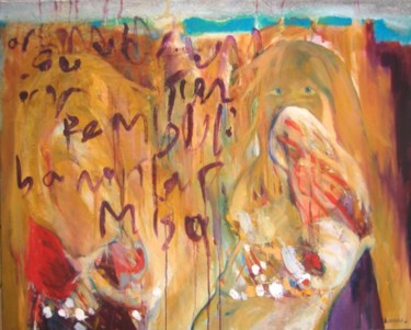 Painting titled "pece" by Bahar Chirali, Original Artwork