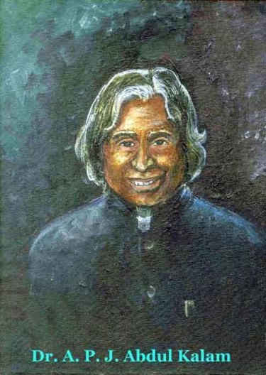 Painting titled "Abdul Kalam" by Anita Sanyal, Original Artwork, Oil