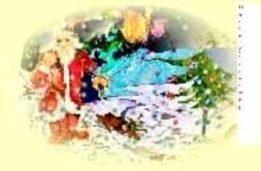 Digital Arts titled "Happy Christmas" by Anita Sanyal, Original Artwork