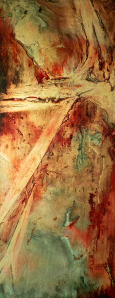Peinture intitulée "à l'ombre du feu" par Chloé Alecki, Œuvre d'art originale, Encre