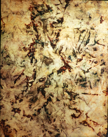 Pittura intitolato "terre, à terre" da Chloé Alecki, Opera d'arte originale, Inchiostro