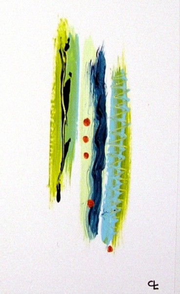 Peinture intitulée "Petit trésor 7" par Christine Longo, Œuvre d'art originale, Acrylique