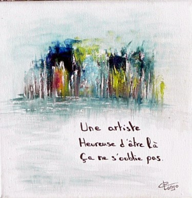 Painting titled "L'artiste _ collect…" by Christine Longo, Original Artwork, Other
