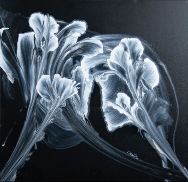 Pintura intitulada "Plume" por Chmidis, Obras de arte originais, Acrílico