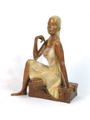 Sculpture intitulée "Camille" par Alain Choisnet, Œuvre d'art originale, Bronze