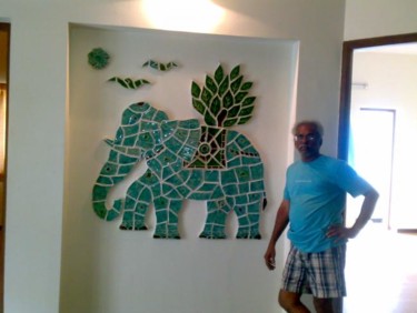 Sculpture titled "elephant" by Karoonamoorthy N, Original Artwork
