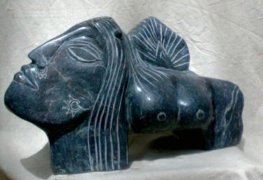 Sculpture titled "kamadhenu  1" by Karoonamoorthy N, Original Artwork