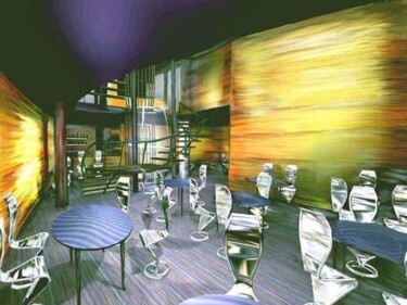 Arte digital titulada "Hotel Humarea" por Chon Luengo, Obra de arte original