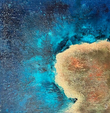 Pittura intitolato "La caresse de la mer" da Irina Ivancov (Chouette Nia), Opera d'arte originale, Acrilico Montato su Telai…