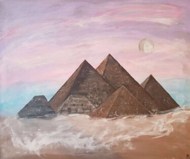 Pittura intitolato "Pyramides" da Babethm, Opera d'arte originale, Acrilico