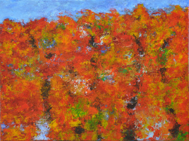 Painting titled "023 Fall Colors" by Chowdary V Arikatla, Original Artwork