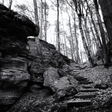 Photography titled "My Way between Rock…" by Christian Schwarz, Original Artwork, Digital Photography